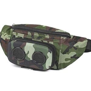 Camouflage Fanny Pack with Speakers